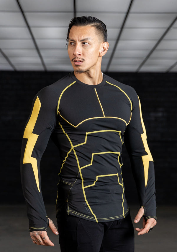 Green Ranger Power Rangers Long Sleeve Rash Guard Compression